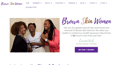 Desktop Screenshot of brownskinwomen.com